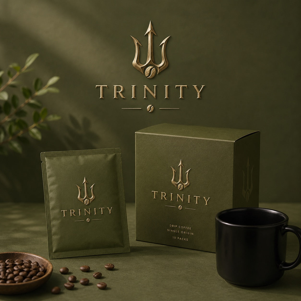 Trinity Coffee 單品濾掛咖啡 深林綠款包裝