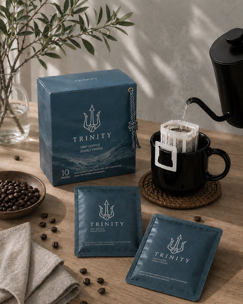 Trinity Coffee 單品濾掛咖啡 深海藍款包裝