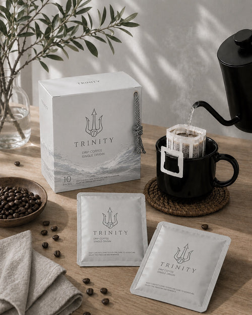 Trinity Coffee 濾掛咖啡沖煮情境
